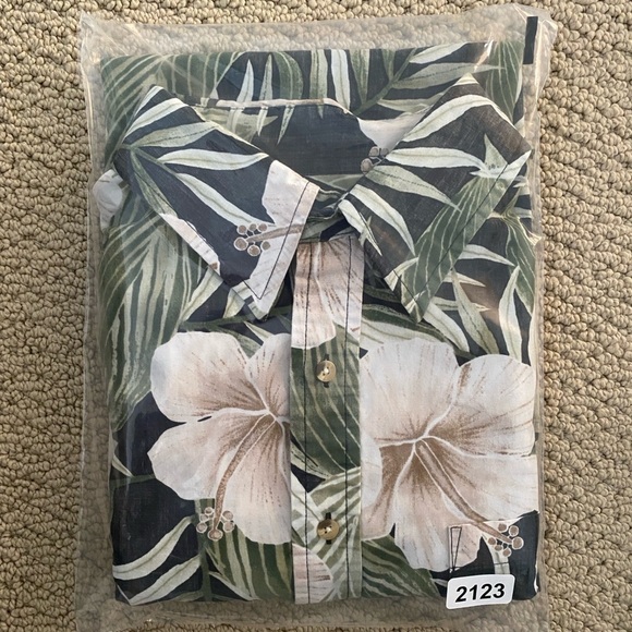 ONO & Company by Liberty House Aloha Hawaiian Tropical Floral Shirt Men XL - Picture 5 of 5